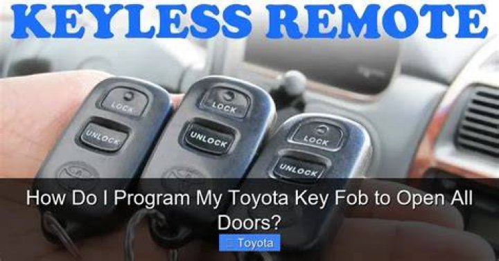Can I program my own Toyota key?