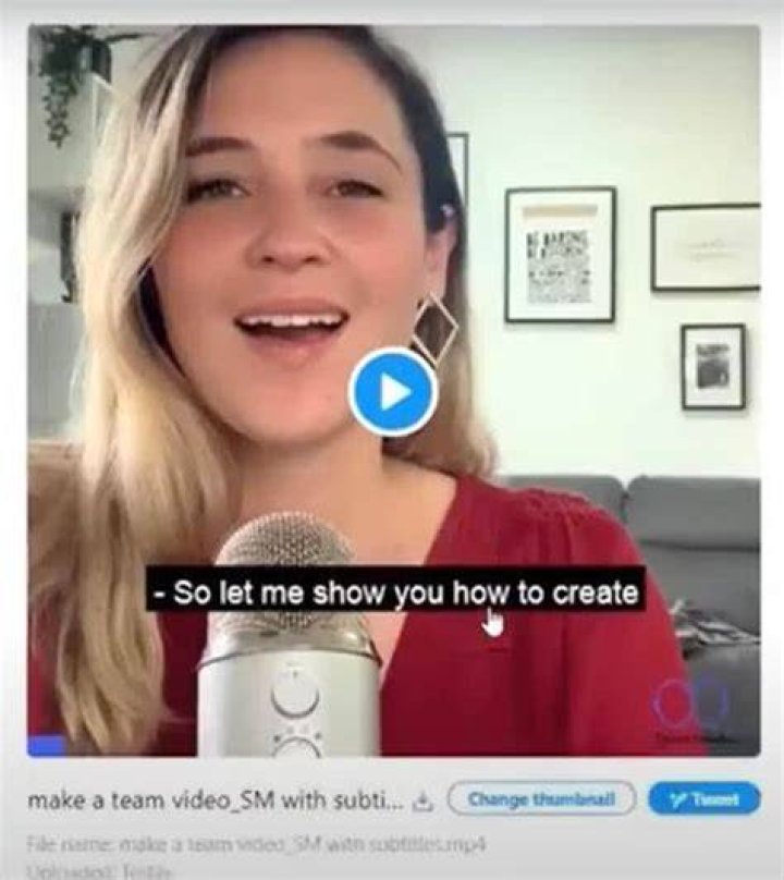 Can you change the thumbnail on Twitter?