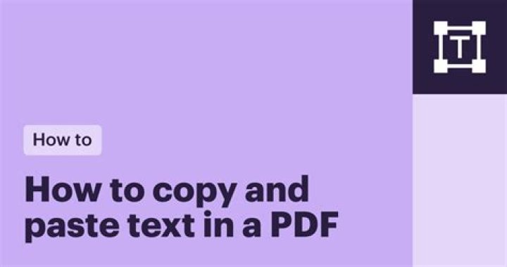 Can you copy and paste text from a PDF?