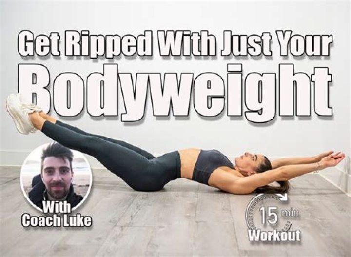 Can you get ripped from bodyweight alone?