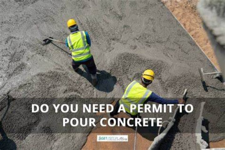 Do you need a permit to pour concrete in Colorado?