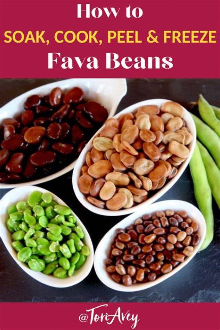 Do you need to soak dried fava beans?