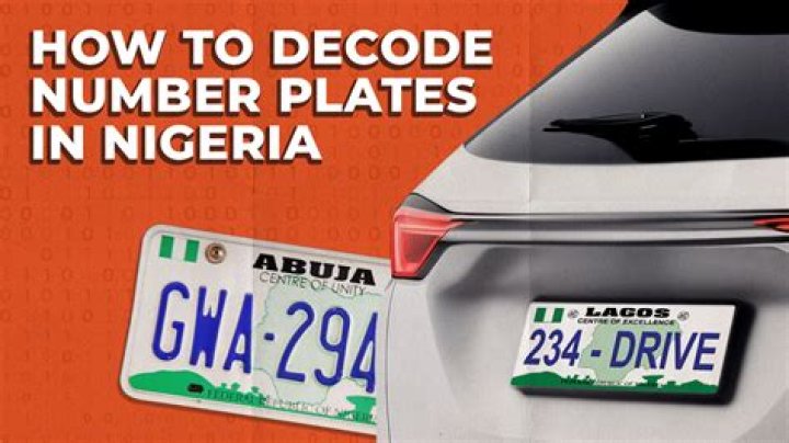 How can I find the owner of a number plate in Nigeria?