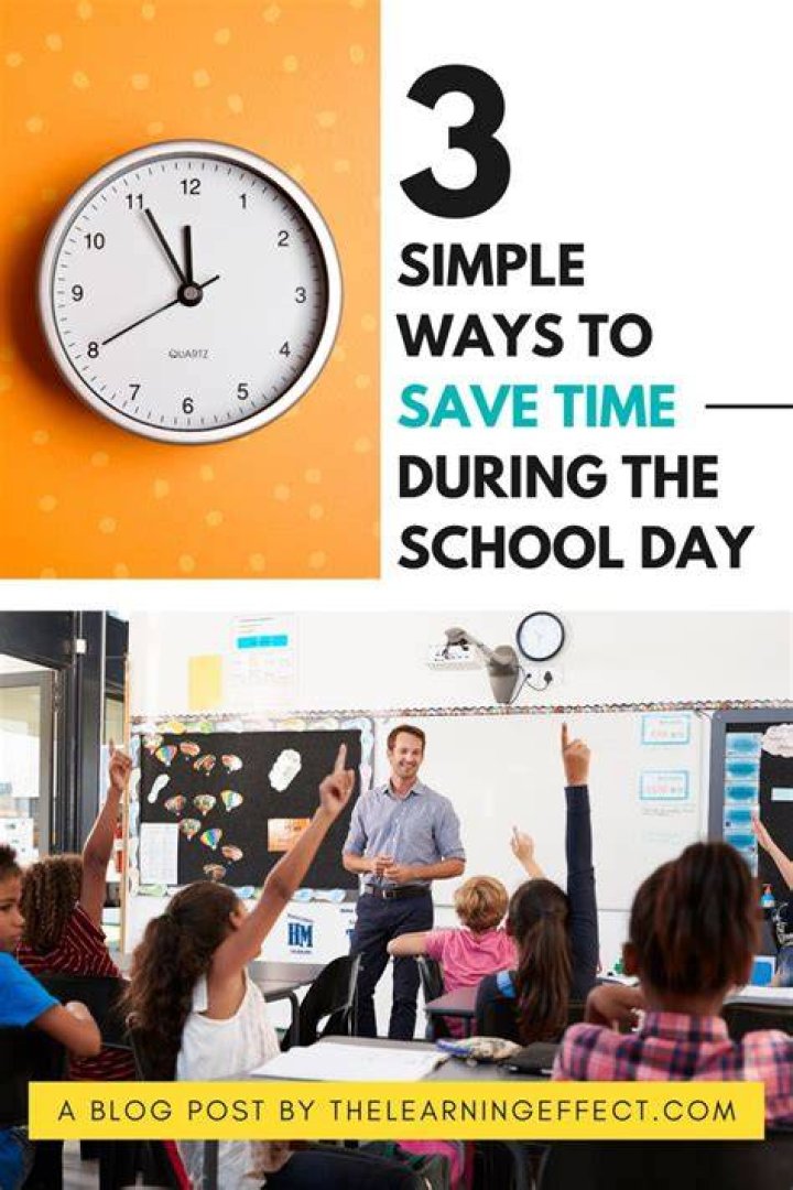 How can I save time in my classroom?