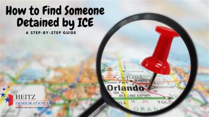How do I find someone who is detained?