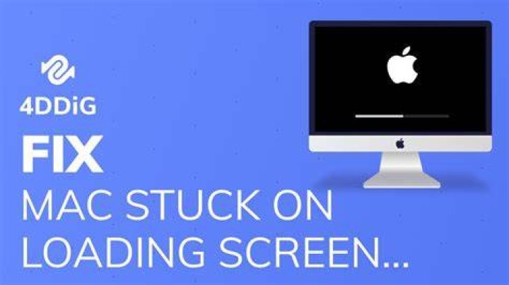 How do I fix a stuck iMac on loading screen?