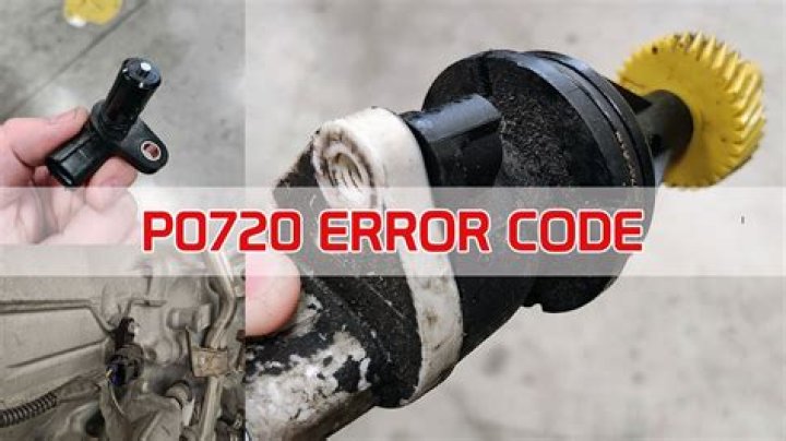 How do I fix error code P0720?