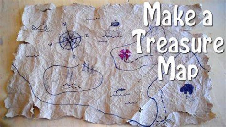 How do I make paper look like an old treasure map?