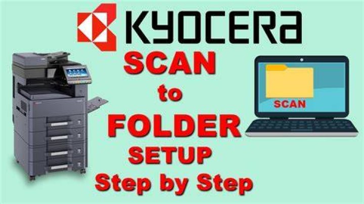 How do I set up scan to computer on Kyocera Taskalfa?