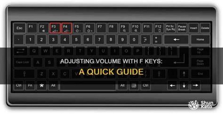 How do I switch between F keys and volume?