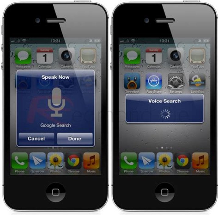 How do I use Google voice search on my iPhone?