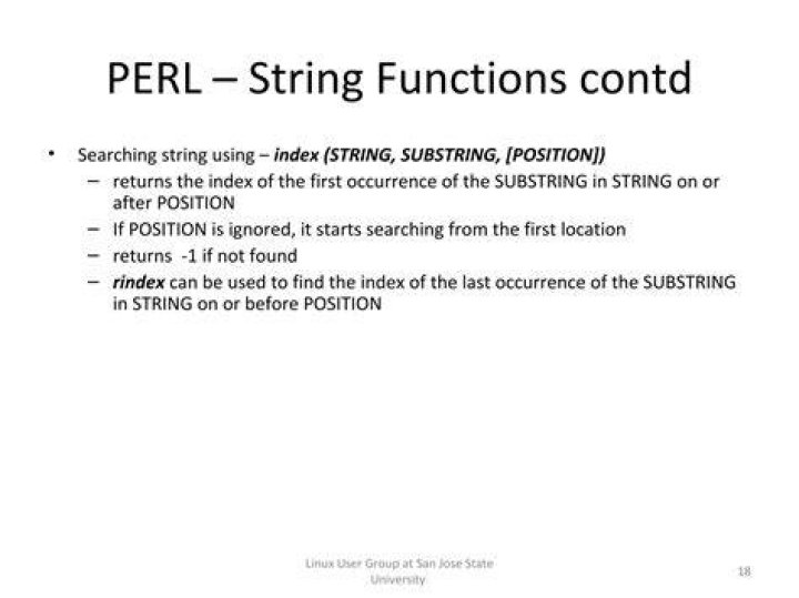 How do I use substring in Perl?