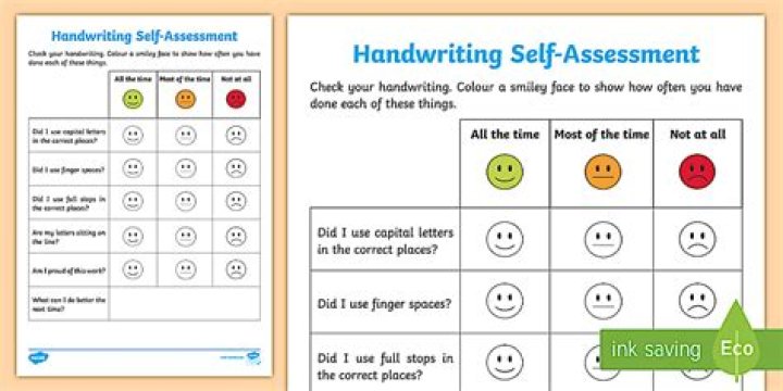 How do I write a self assessment for students?