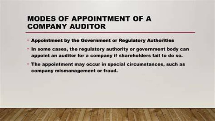 How do you appoint an auditor of a company?