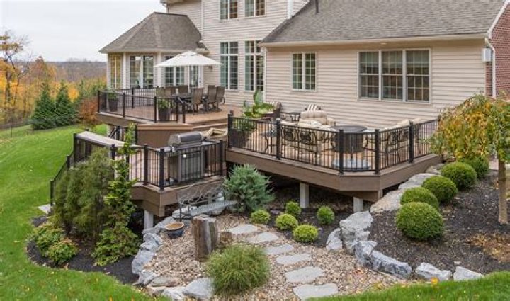How do you build a multi level deck?