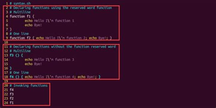 How do you call a function in bash?