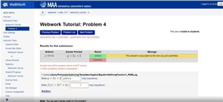 How do you find answers on WeBWorK?