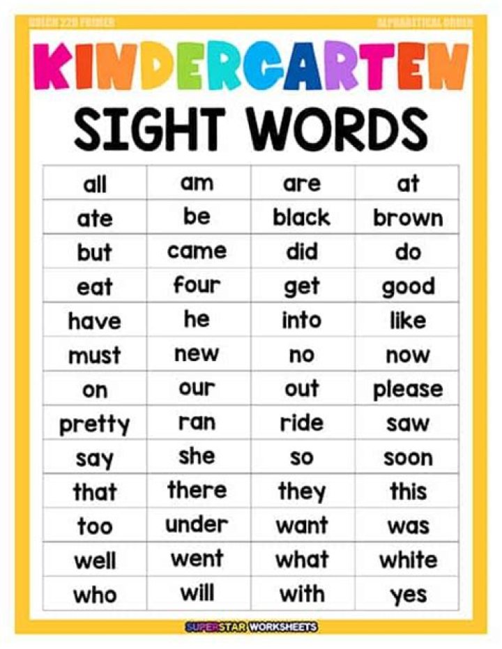 How do you make sight words for kindergarten fun?