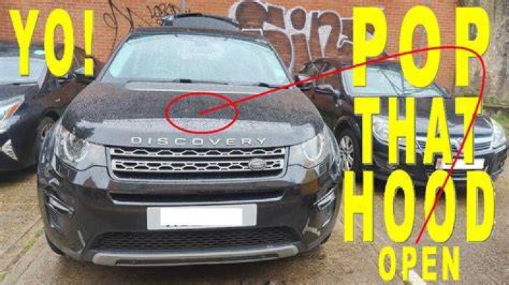 How do you open the bonnet on a Land Rover Discovery?