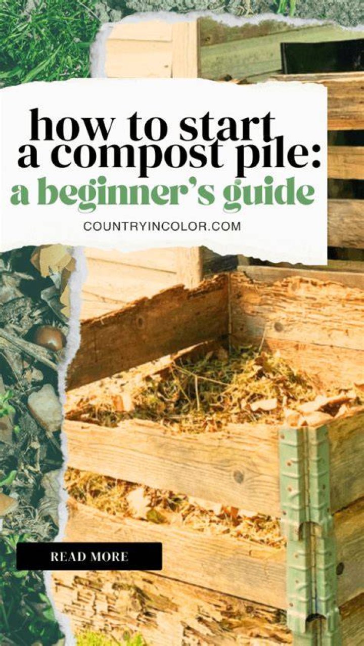 How do you start a compost pile in the city?