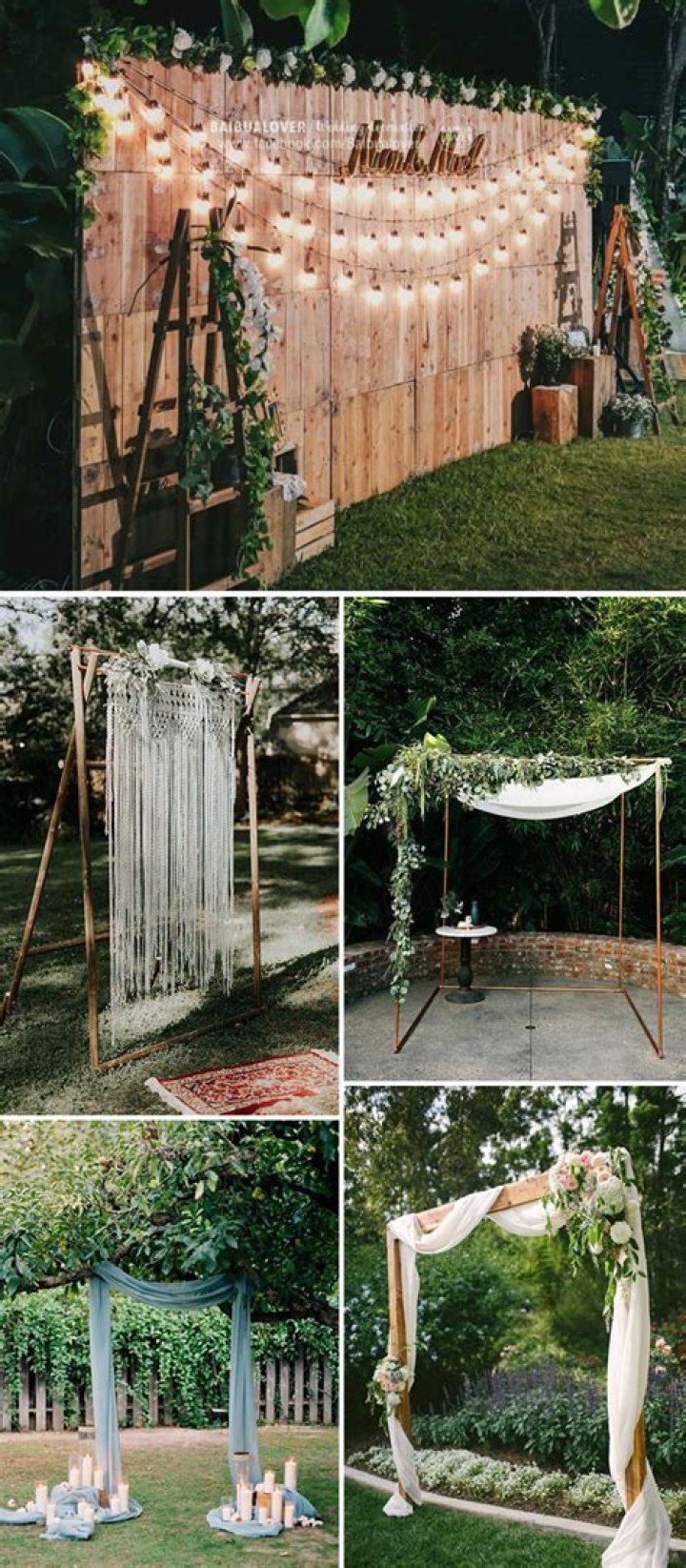 How do you throw an inexpensive backyard wedding?