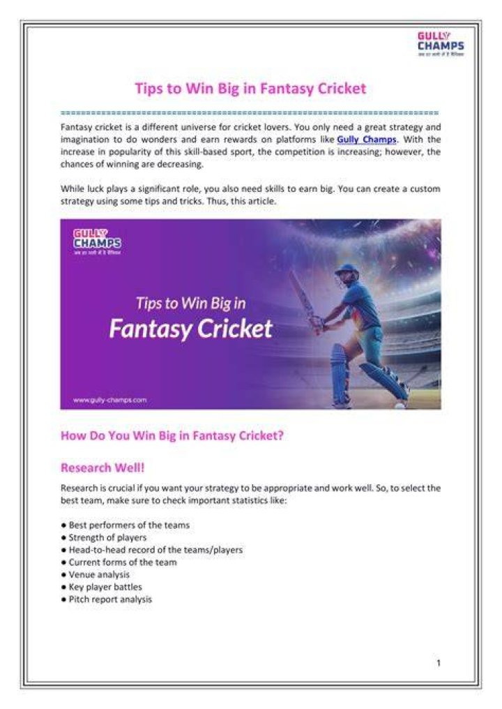 How do you win big in daily fantasy?