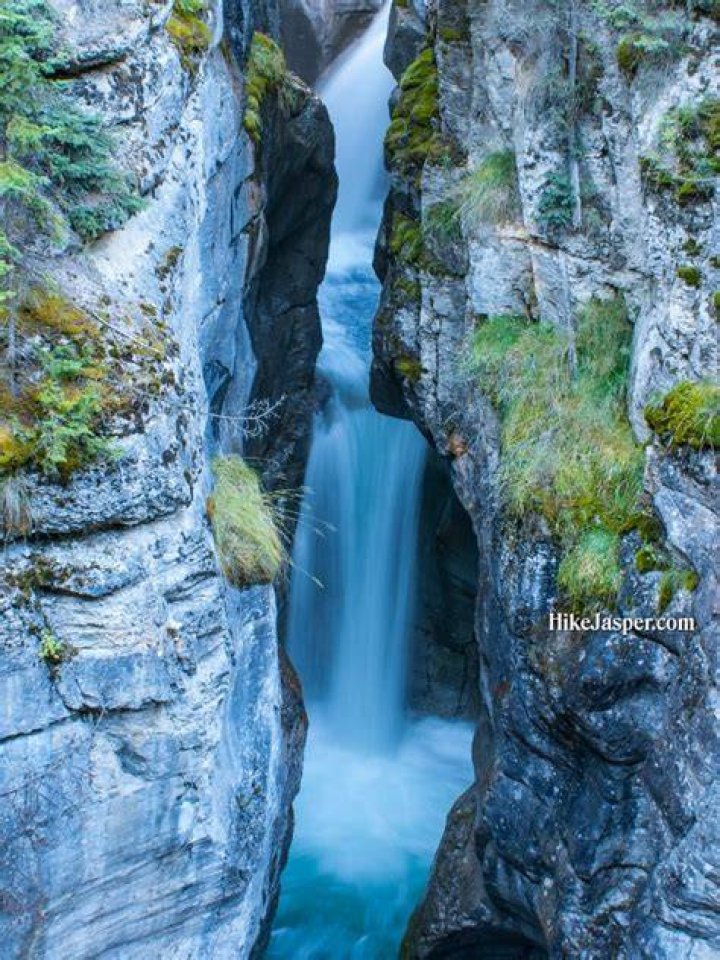 How long is the hike at Maligne Canyon?