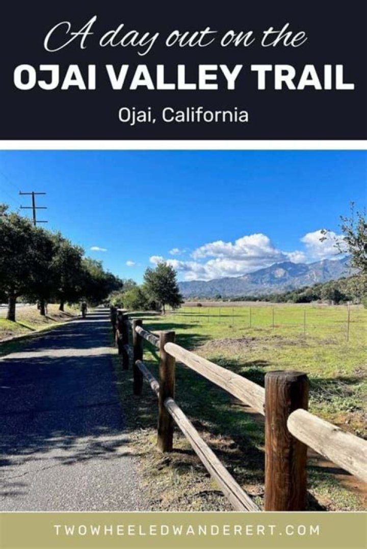 How long is the Ojai Valley bike trail?