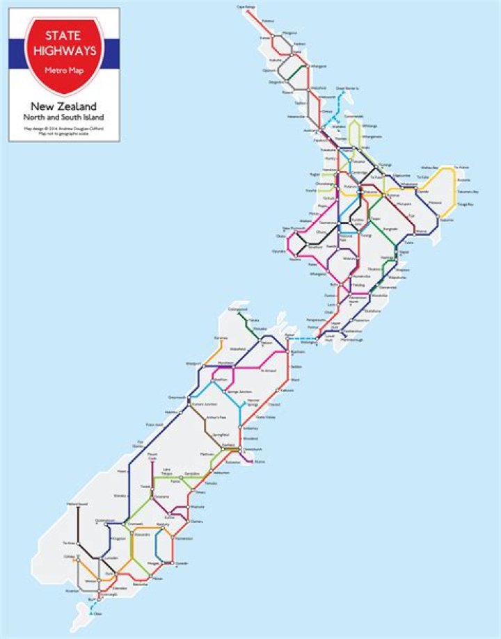How many state highways are in New Zealand?