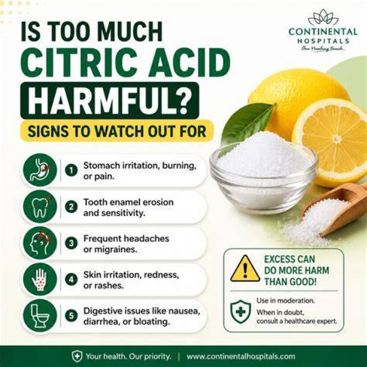 How much citric acid is lethal?