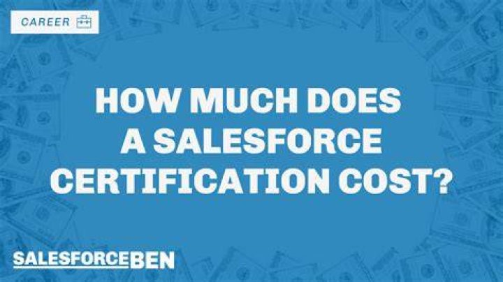 How much does a sales certification cost?