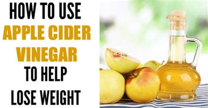 How much weight can you lose with apple cider vinegar in a week?