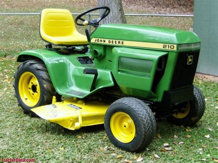 How old is a John Deere 210?