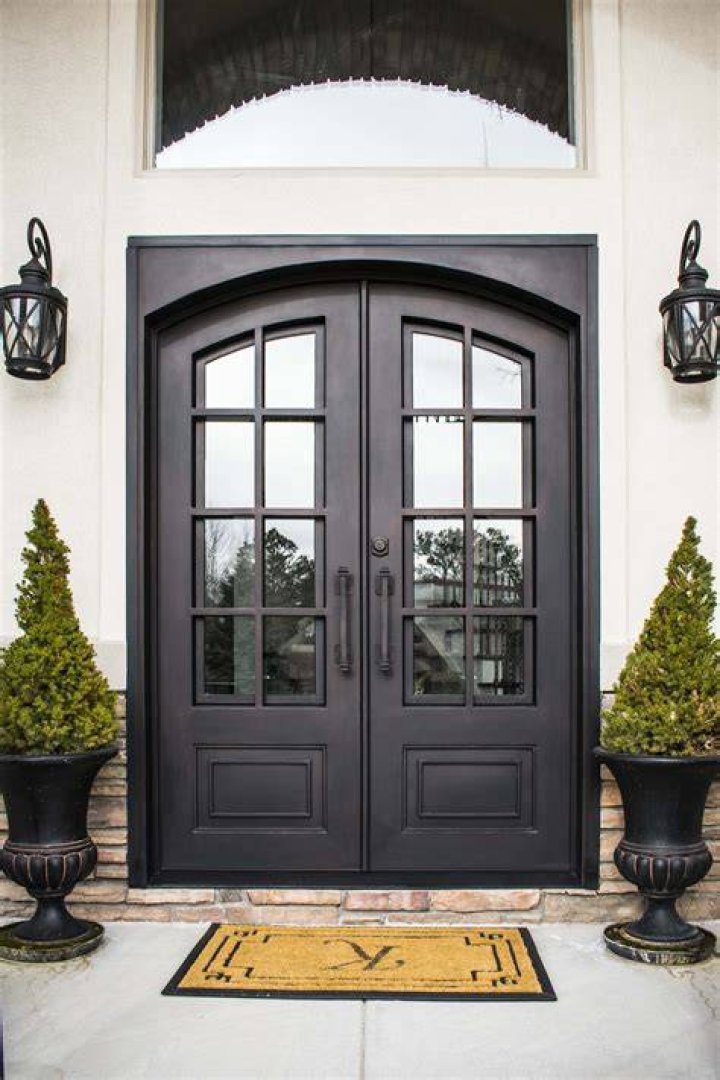 How wide are double entrance doors?