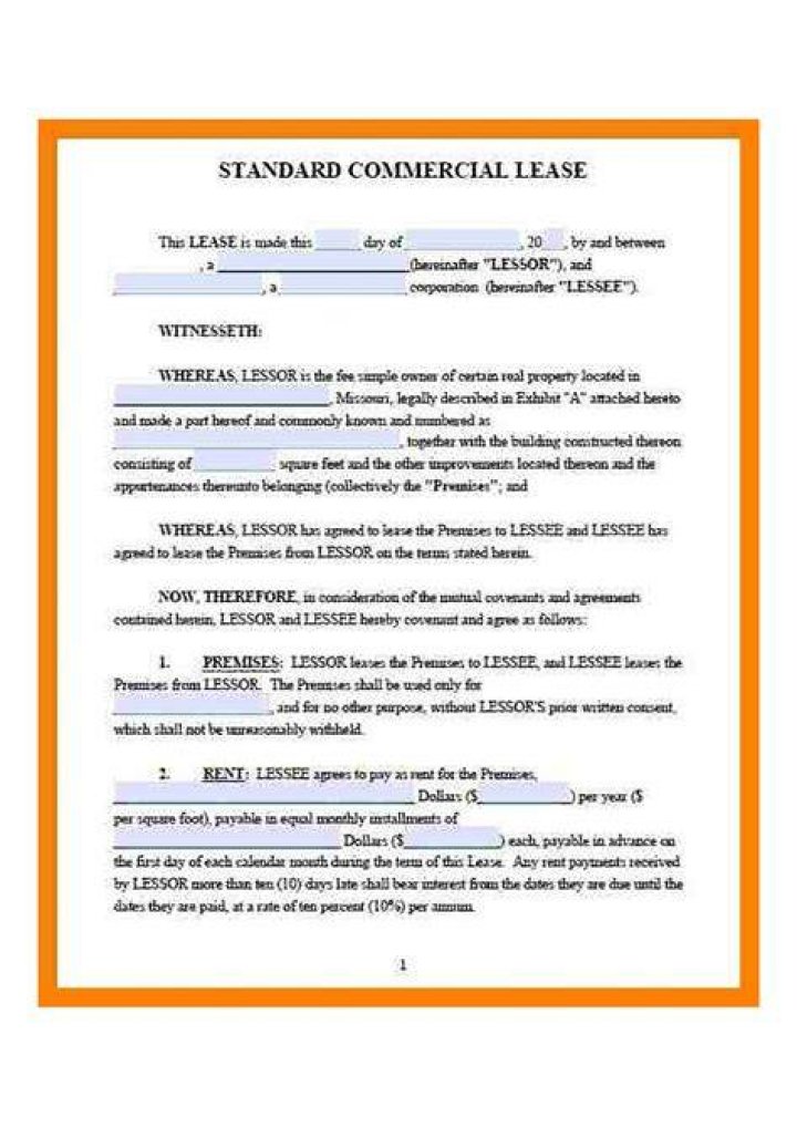 Is a property lease a contract?