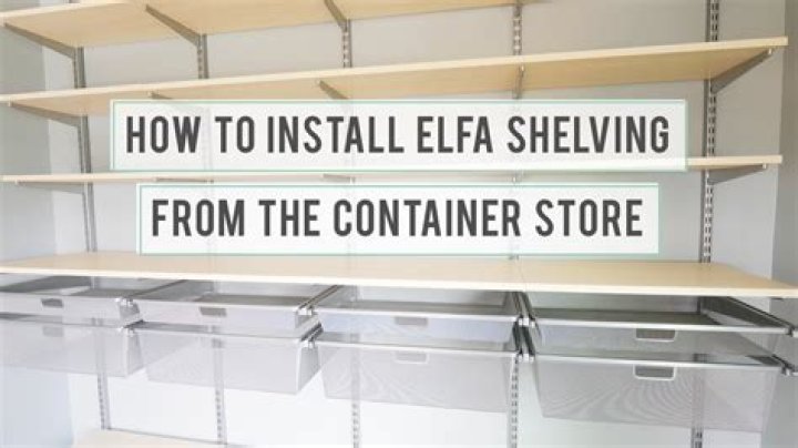 Is Elfa hard to install?