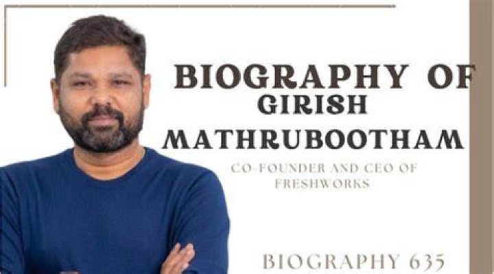 Is Girish Mathrubootham Indian?