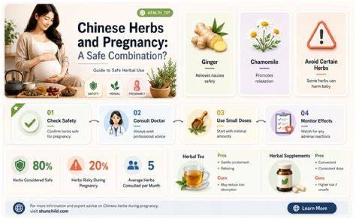 Is it safe to take Chinese herbs while pregnant?
