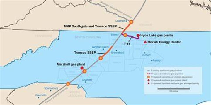 Is natural gas available in North Carolina?