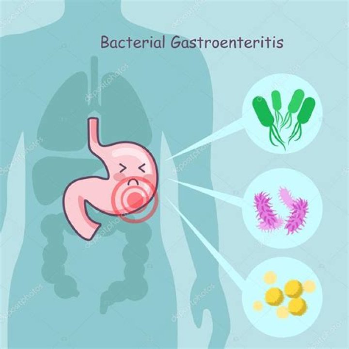Que causa la gastroenteritis bacteriana?