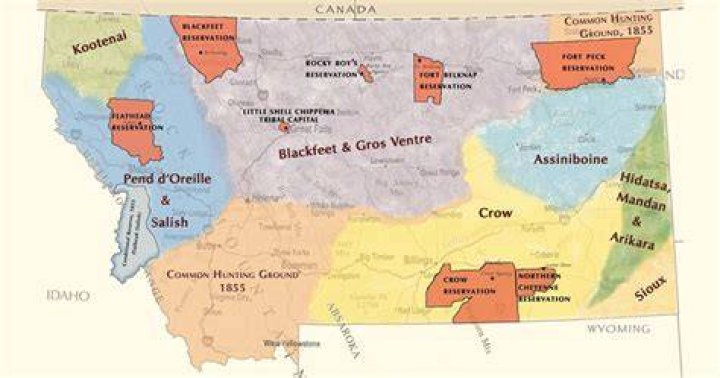 What are the 7 Indian reservations in Montana?