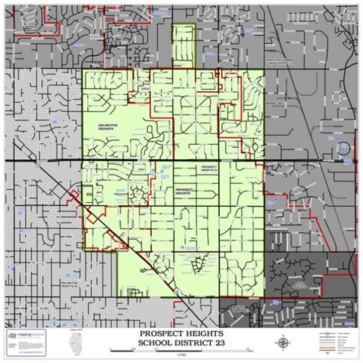 What are the boundaries of Prospect Heights?