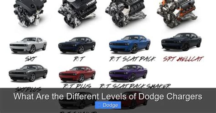 What are the levels of Dodge Chargers?