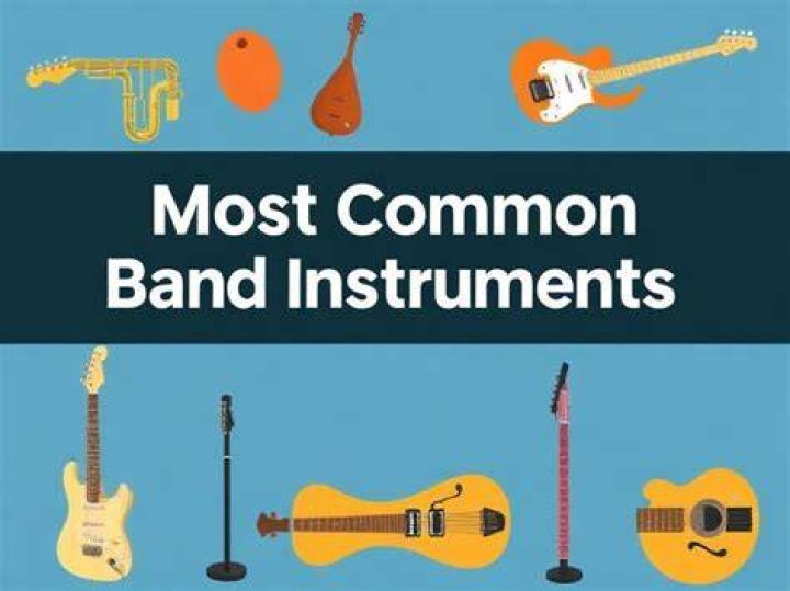 What are the most common instruments in bands?