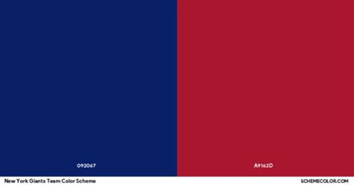 What color of blue is the New York Giants?