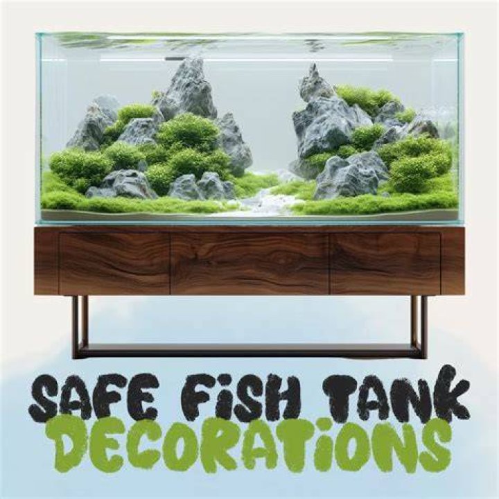 What decorations are safe for fish?