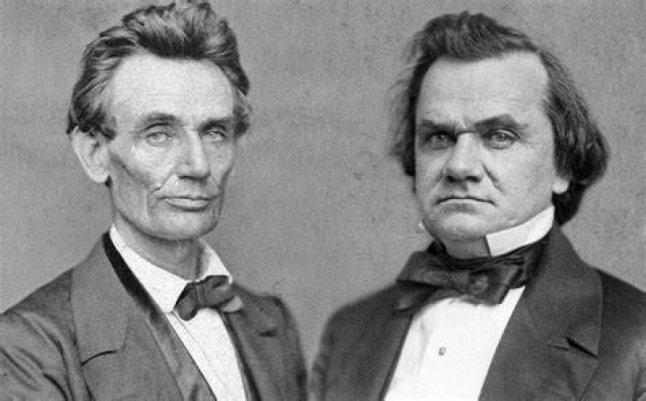 What did Lincoln and Douglas debate about?