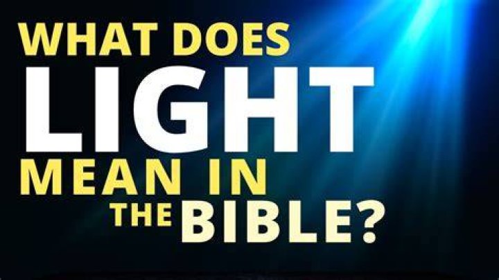 What does light mean biblically?