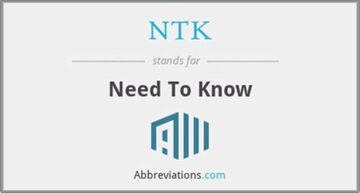 What does NTK stand for?