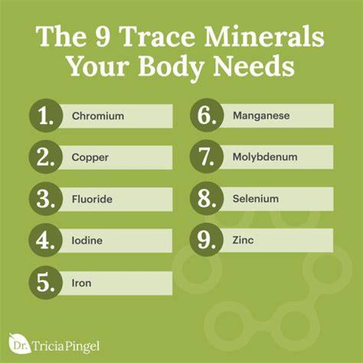 What does trace minerals do for your body?